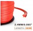 „Savior“ žvaigždutės formos pjovimo valas, 2,4 mm x 300 m, valas žoliapjovei